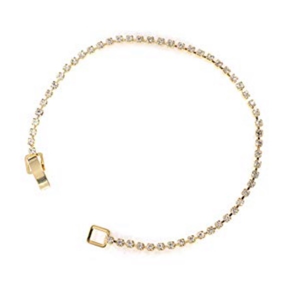 NWT Park Lane Elegant Gold Plated Single Row Crystal Rhinestone Bracelet - Picture 1 of 3